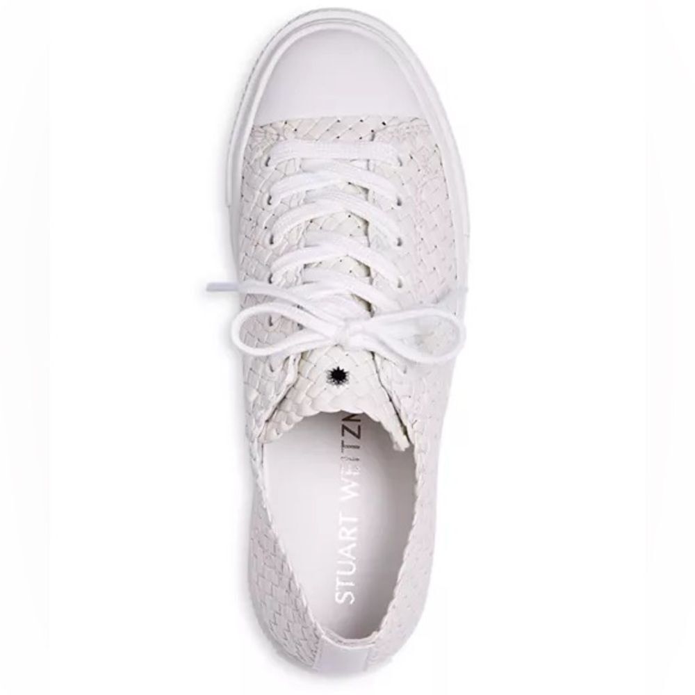 Stuart Weitzman Leather Wova Sneakers 9